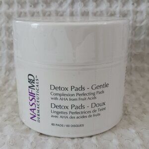 NassifMD Detox Pads 60 Count Gentle Brand New Sealed
